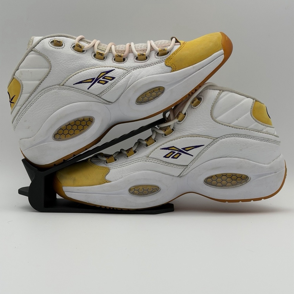 Reebok Question Mid 'Yellow Toe' FX4278 Size 12‎ No Box - Picture 2 of 13